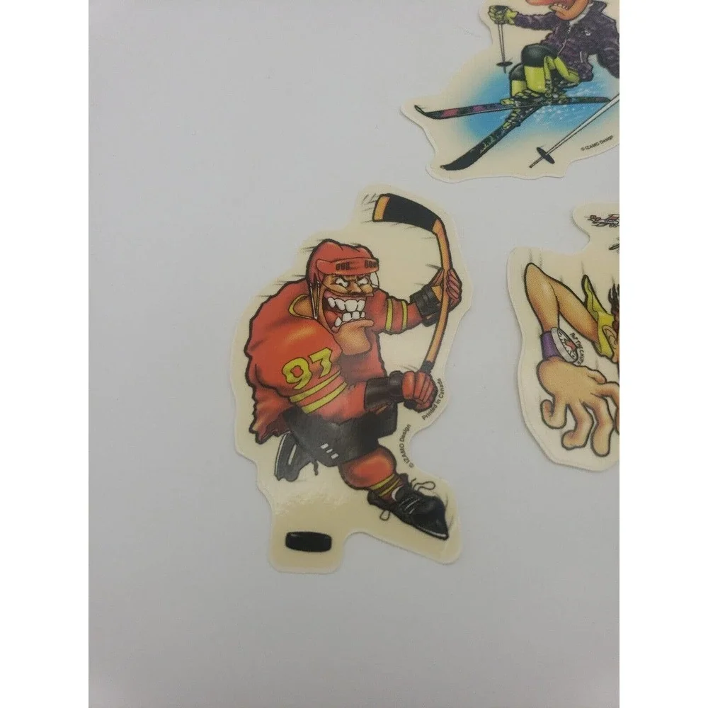 90s y2k Vintage Izamo skateboard Sports Vending Machine Stickers Set Of 5